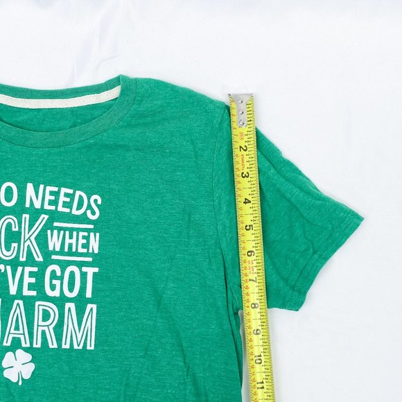 St. Patty's Day Shirt Kelly Green St. Patricks Day Luck Charm T-Shirt - Picture 7 of 8